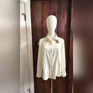 BEULAH - Ivory Women's Blouse - Size M